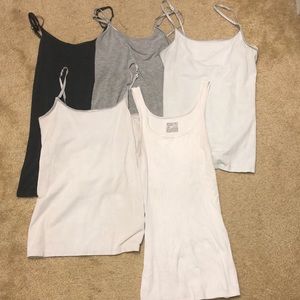 Lot of 5 women’s camis
